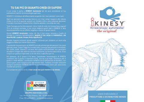  brochure Autotester Kinesiologico iKINESY